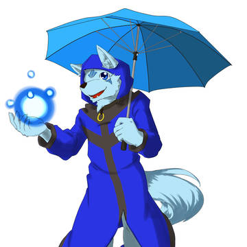 [Doodle]  機器雨狼神