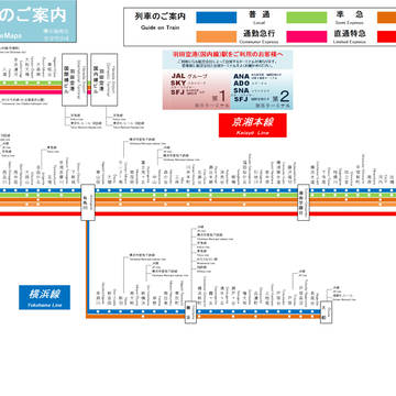 【架空鉄道】 京湘急行路線図 (H27,8,2 改正)