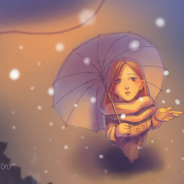 Snowing