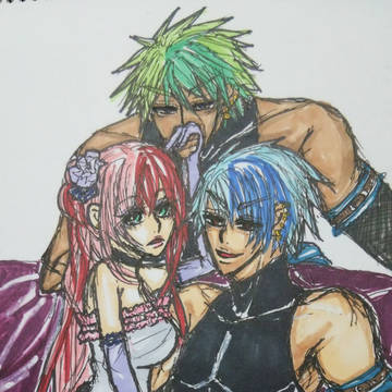 オリジ男×女×男