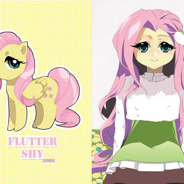 my little pony Fluter shy