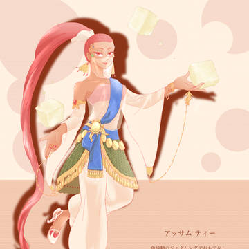 【イラコン】お菓子の国のお姫様
