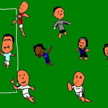 2005年前後のサッカー選手たち。わかるだろうか