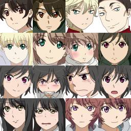 【スパロボ風・SRC用】アルドノア・ゼロのキャラアイコンその１