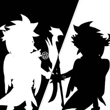白と黒