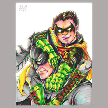 Damian With Bruce