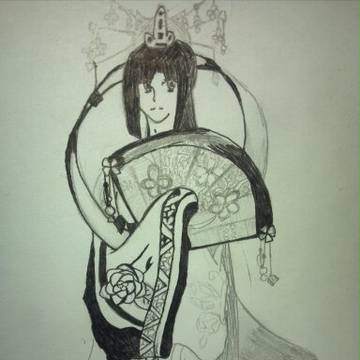 オリキャラ-鎌倉時代くらいの描いてみました