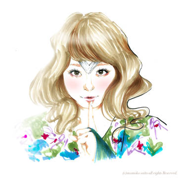 きゃりーぱみゅぱみゅの似顔絵