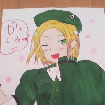 【ヘタリア】ポーランド描いてみた