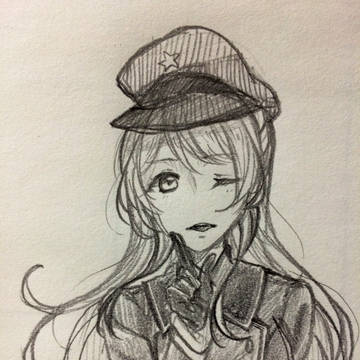 軍服着せたかった。