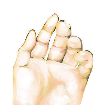 手