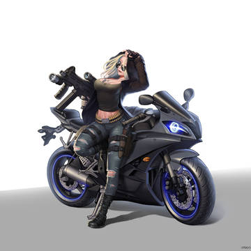 bike girl