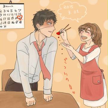 [女体化/現パロ]雑伊の日　と落書きまとめ