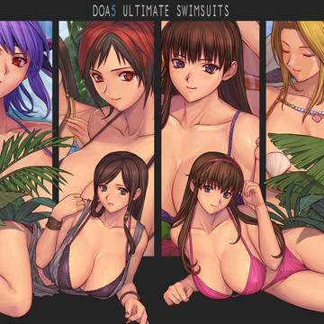 DOA5U SWIMSUIT&BUTTON SELECTION