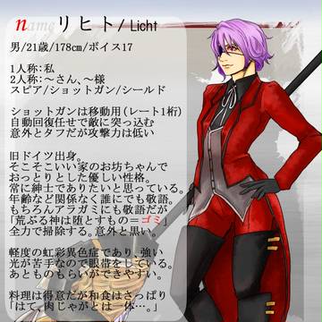 【ピク新型】リヒト【アバターカード】