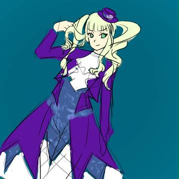 描いてるうちに頭身が高く…