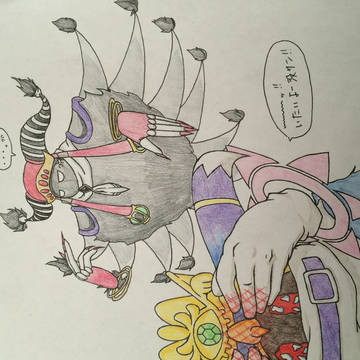 クラマホは没さんにデコピンされたようです