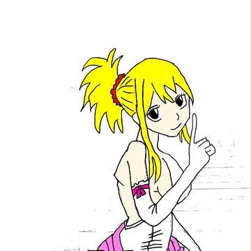 着色ルーシィ