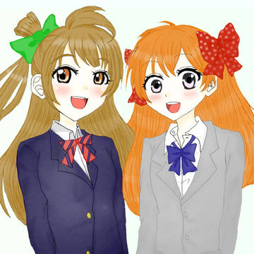 ことりちゃん×千代ちゃん