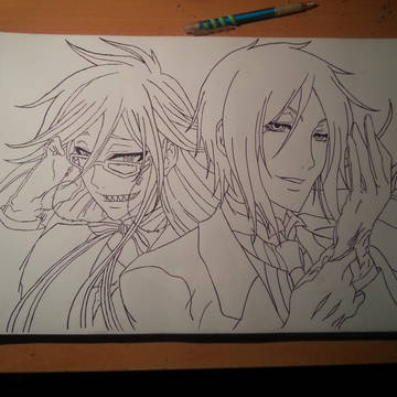 WIP Grell x Sebastian