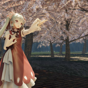 春のミクさん