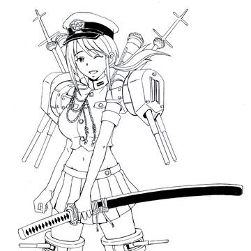 【過去絵】 艦娘っぽい三船美優さん(……っぽい人……)