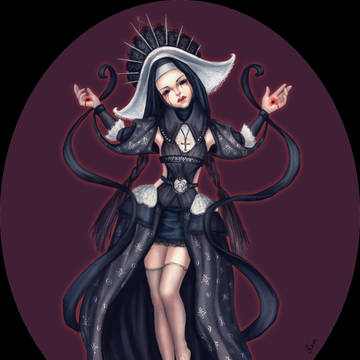 nun and diabolism/ 修道女と強迫観念