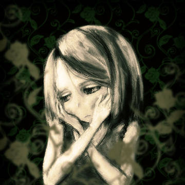 儚げな少女　