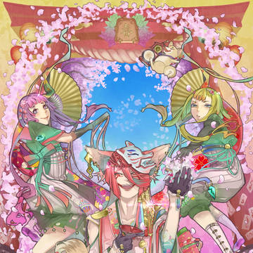 桜舞う