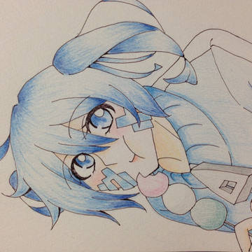 エネちゃん描いたったー