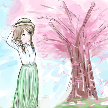 高森藍子と桜