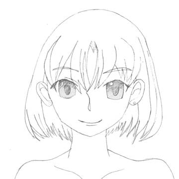 顔　正面　練習