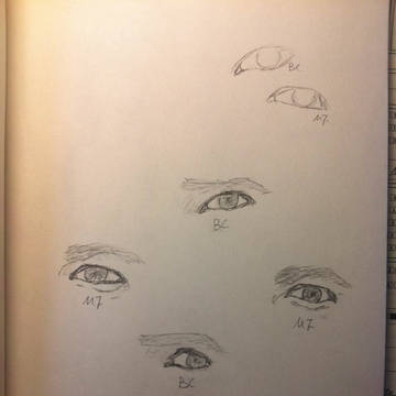 Benedict & Martin Freeman's eyes