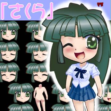 「一緒に覚えるＡＢＣ」ミニキャラアニメーション用