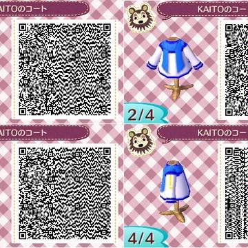 【とび森】KAITOコート＆KAITO肖像デザ【何回目？】