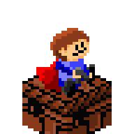アイワナ　3D風ミニキャラドット絵