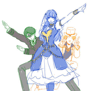 【トレス】アラロスで落書き