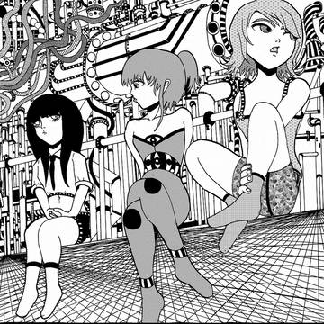 たそがれる少女達