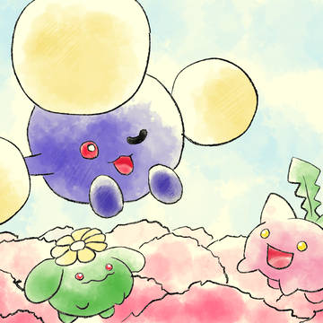 ワタッコ家族のお花見！