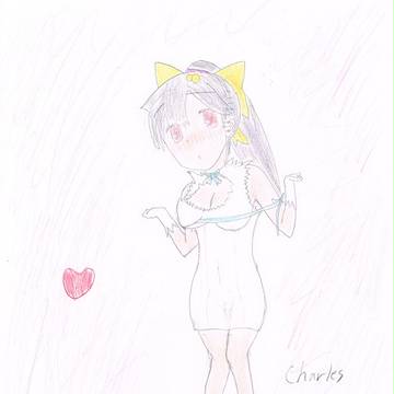 ウチの子に例の紐を着用させてみた