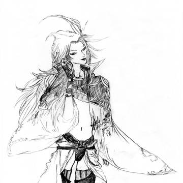 FF9　クジャ（模写）