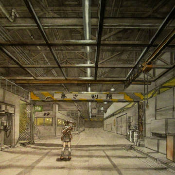 過去の絵　地底世界　マルセラ