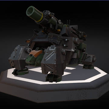 ゾイド: RZ-013 Cannon Tortoise(3D)