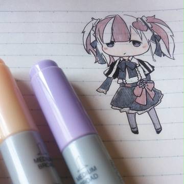 落書きで おとねちゃん