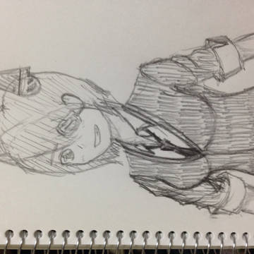 天龍くん描いた