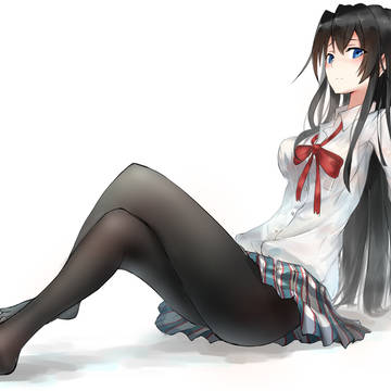 黒タイ雪ノ下さん