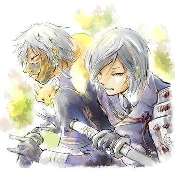 鳴狐と薬研藤四郎