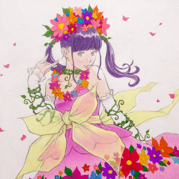 花のドレス
