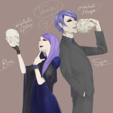 レイヤーさんをイラスト化させて頂きました
