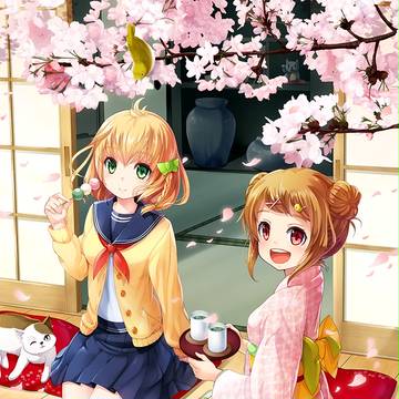 花も団子も